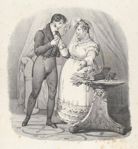 Chap. XVII: It Must End! I Am Married, 1824 by Victor Adam