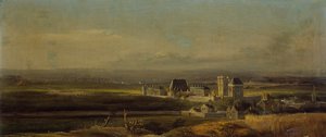 Castle and Town of Vincennes by Victor Amedee Faure