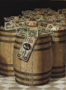 Barrels of Money by Victor Dubreuil