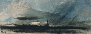 Town at Dusk by Victor Hugo