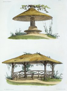 Rustic benches, from 