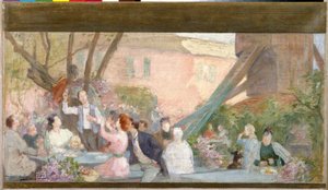Sketch for the Bagnolet Town Hall: A Toast by Victor Marec