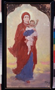 Virgin and Child by Victor Mikhailovich Vasnetsov