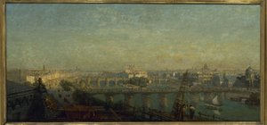 Paris du côté du levant: View Taken from the Roofs of the Louvre, in 1856