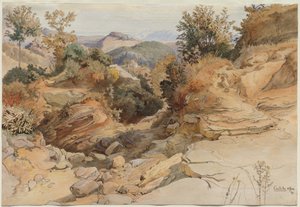 The Sabine Hills and Rocca Santo Stefano, Seen from Civitella by Victor Paul Mohn