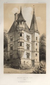 Picturesque Architecture or Monuments of the 15th and 16th Centuries: Castles of France of the 15th and 16th Centuries: Pl. 61, Old Fief of Fley (Nièvre)