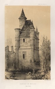 Picturesque Architecture or Monuments of the 15th and 16th Centuries: Castles of France of the 15th and 16th Centuries: Pl.11, Castle of Maulny (Haute-Marne)