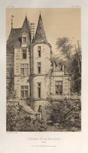 Picturesque Architecture or Monuments of the 15th and 16th Centuries: Castles of France of the 15th and 16th Centuries: Pl. 29, Castle of La Bouverie (Sarthe)