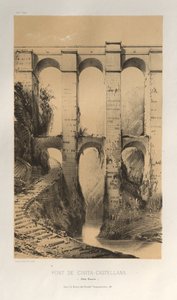 Pont De Civita-Castellana Etats Romains, Plate 50 by Victor Petit