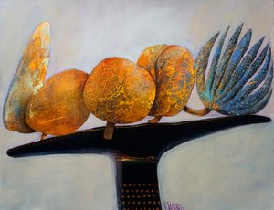 Abstract Botanical Balance by Victor Tkachenko