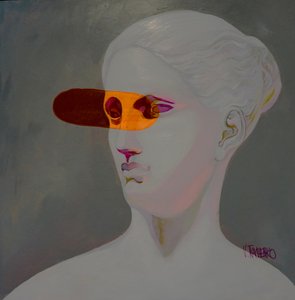 Colorful Masked Gaze by Victor Tkachenko