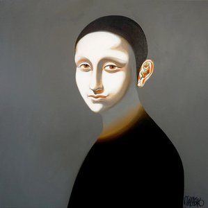 Enigmatic Modern Portrait by Victor Tkachenko