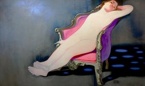 Reclined Reverie by Victor Tkachenko
