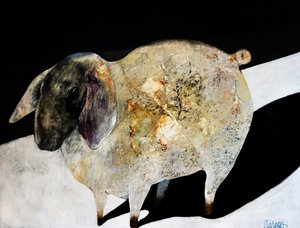 Textured White Sheep