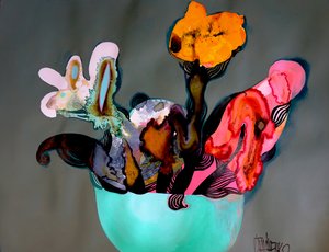 Vibrant Abstract Flowers