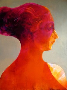 Vibrant Abstract Portrait by Victor Tkachenko