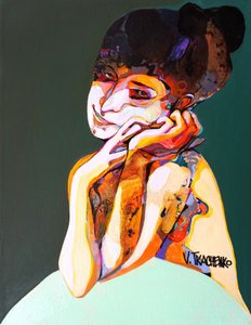 Vibrant Abstract Portrait