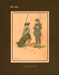 His Girl, The Anglers Catch by Victor Venner