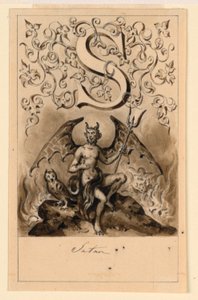 Design for the Letter S of a Primer: Satan