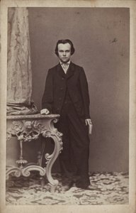 Portrait of the Composer Anton Rubinstein 1829-1894 by Vienna . Photo studio Franz Schultz