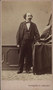Portrait of the Violinist and Composer Moritz Kässmayer, ca. 1865