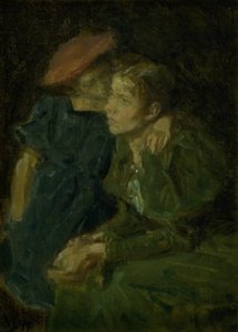 Nanna and Her Mother by Viggo Johansen