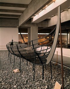 Viking Ship found in the Roskilde Fjord, Denmark