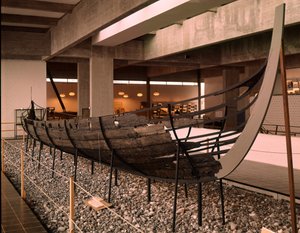 Viking Ship found in the Roskilde Fjord, Denmark