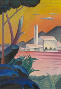 Landscape with Contrasting Tree Forms II