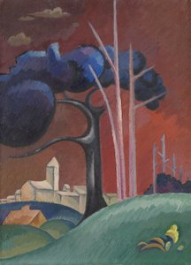 Landscape with Factory by Lake II