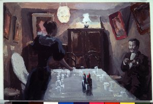 Waiting Visitors by Viktor Elpidiforovich Borisov Musatov