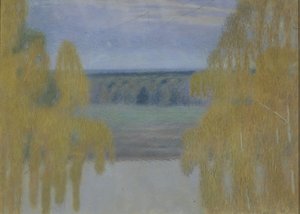Autumn by Viktor Elpidiforovich Borisov Musatov