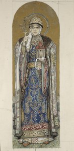 Saint Olga, Princess of Kiev (Study for Frescos in the St Vladimir