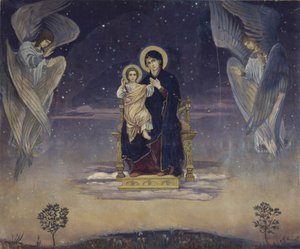 The Virgin by Viktor Mikhaylovich Vasnetsov