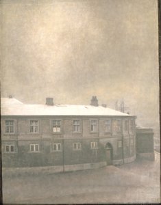 A Wing of Christiansborg Palace by Vilhelm Hammershøi