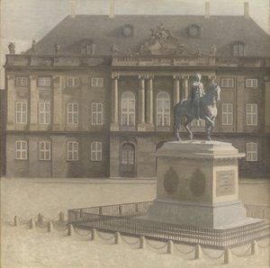 Amalienborg Square, Copenhagen by Vilhelm Hammershøi