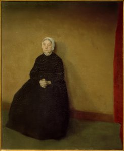 An Old Woman by Vilhelm Hammershoi