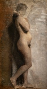 Naked Female Model, Profile