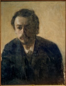 Self-Portrait V. Hammershøi, 1891