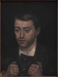 The Composer Fini Henriques by Vilhelm Hammershøi