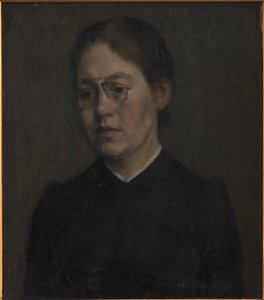 The Painter Elisabeth Wandel by Vilhelm Hammershøi