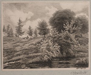 Hills by a Marsh by Vilhelm Kyhn