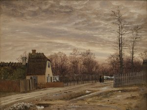 Evening after a Thaw. Taabæk, North of Copenhagen by Vilhelm Kyhn