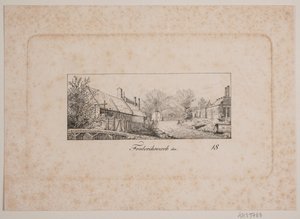 Street Scene in Frederiksværk by Vilhelm Kyhn