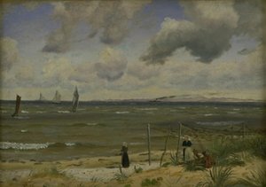 Hornbæk Beach in the North of Sealand by Vilhelm Kyhn