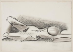 Lying Nude Woman, Head to the Right by Vilhelm Lundstrøm