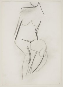Seated Nude Woman Seen from the Front