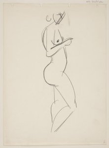 Standing Nude Woman, Profile to the Right