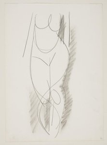 Standing Nude Woman Seen from the Front
