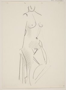 Standing Nude Woman, Facing Right